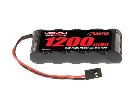 6V/6.0V 1200mAh 5-Cell Flat Receiver RC NiMH Battery Pack