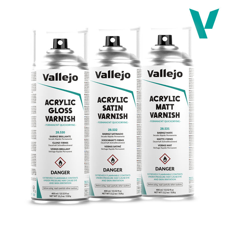 Acrylic Spray Varnish (400ml) (Choose your Finish)