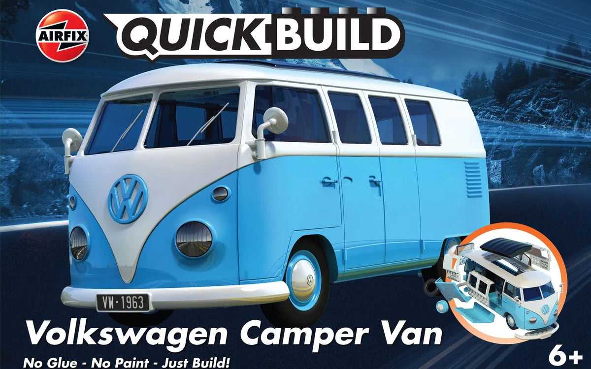 VW Camper Van - Blue