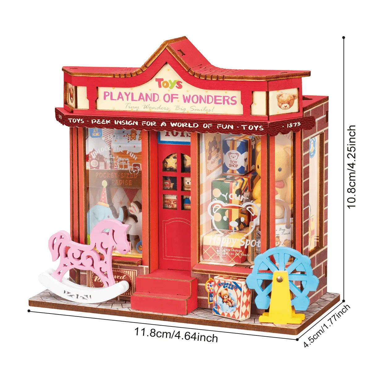 Whimsy Toy Shop - DIY Miniature House Kit