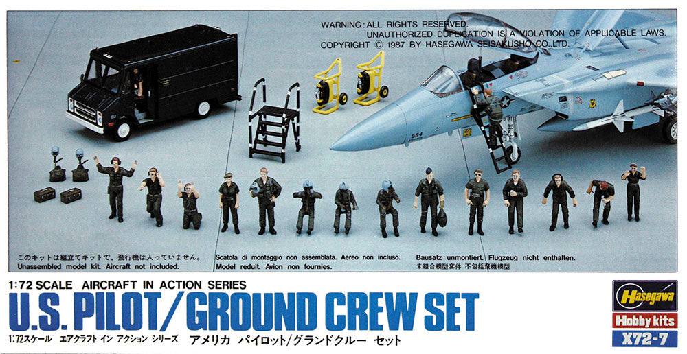 1/72 US Pilot & Crew Set