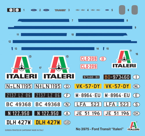 1:24 FORD TRANSIT "ITALERI"