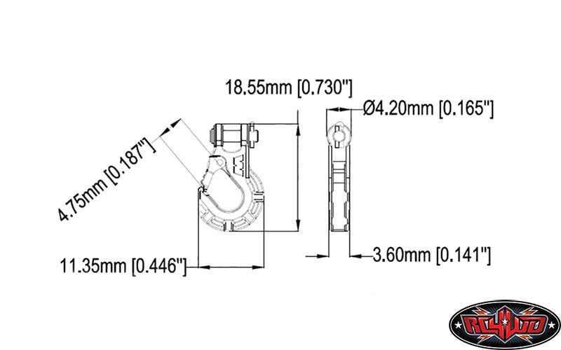 Warn 1/10 Premium Winch Hook
