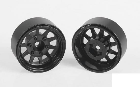 OEM Stamped Steel Wheels 1.55" Black