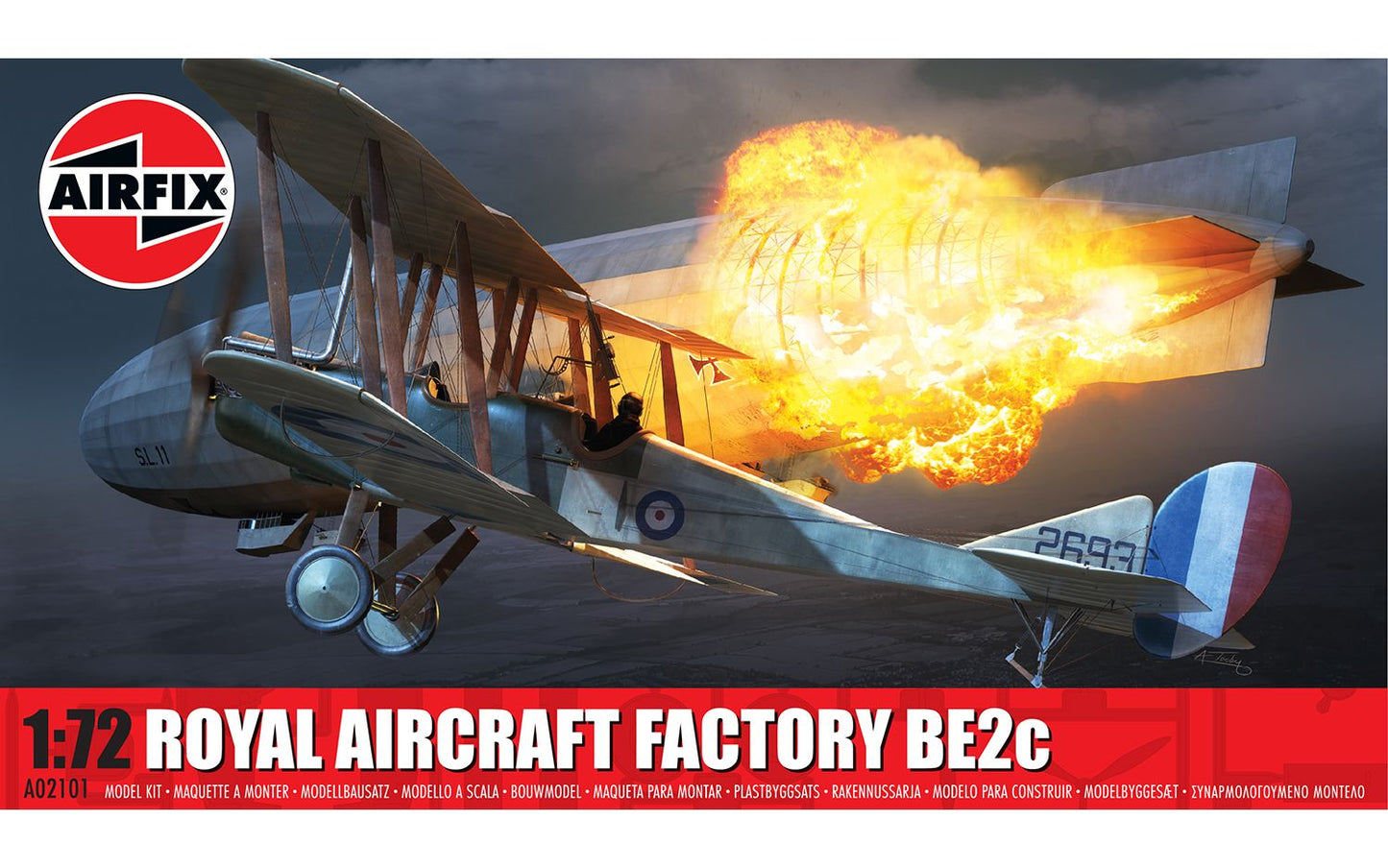 1:72 Royal Aircraft Factory BE2c