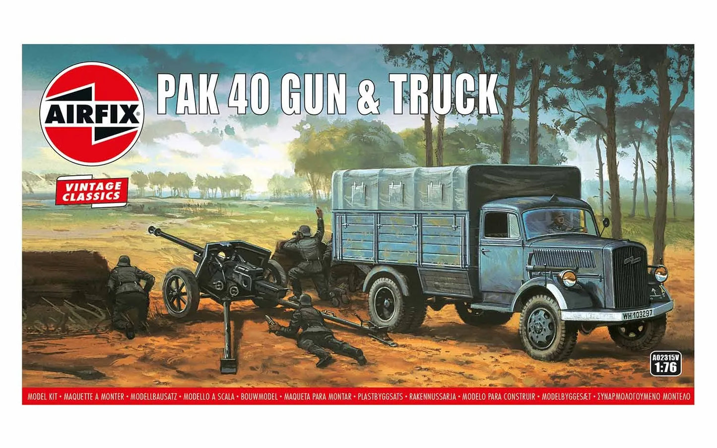 1:76 Opel Blitz & Pak 40 Gun