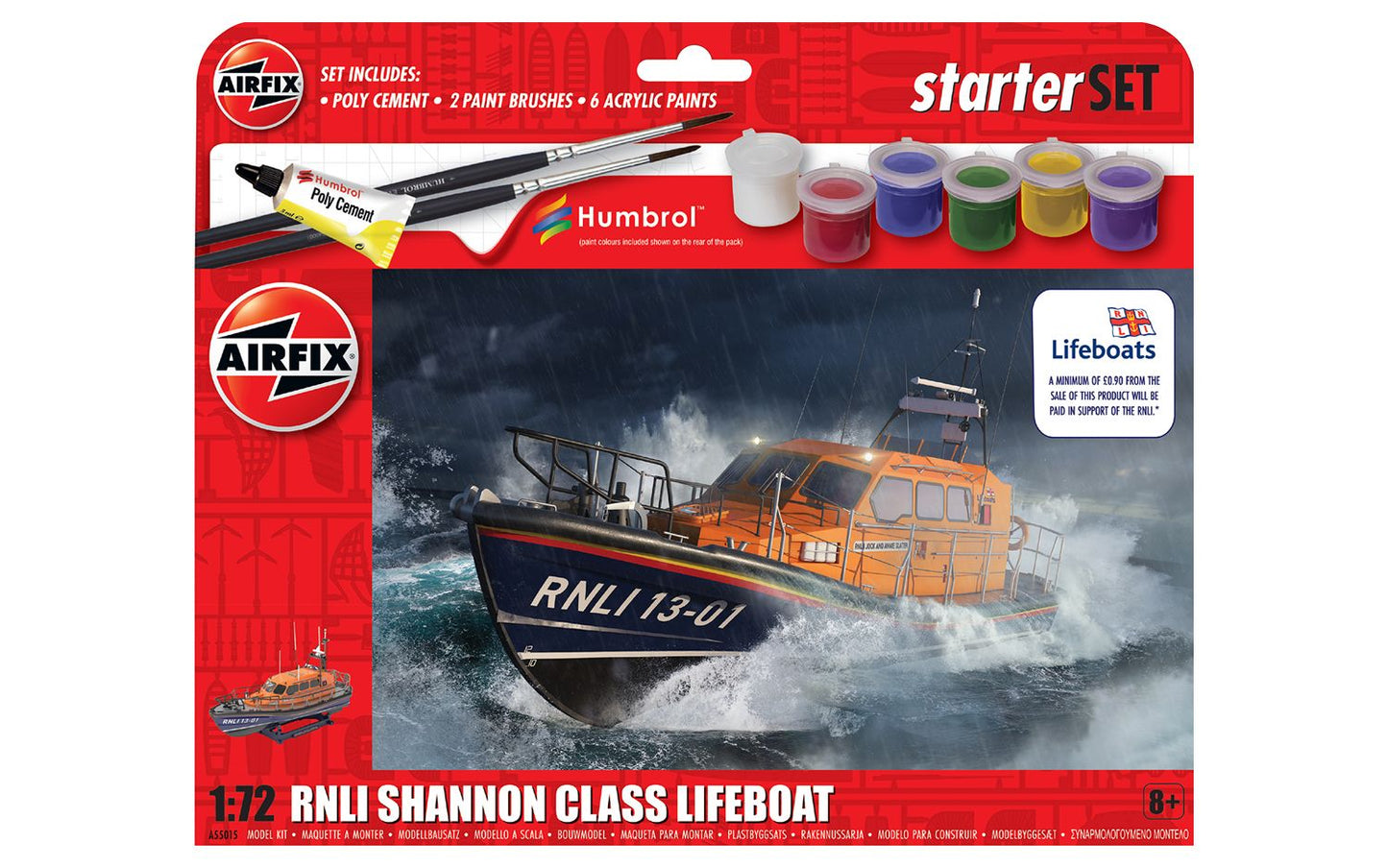 1:72 RNLI Shannon Class Lifeboat