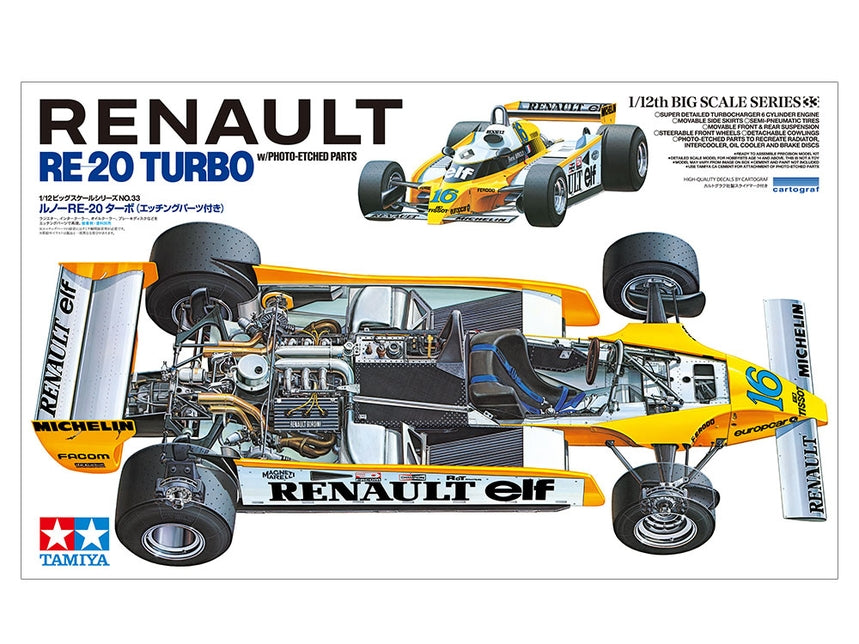 R' 1/12 RENAULT RE-20 w/PE PARTS