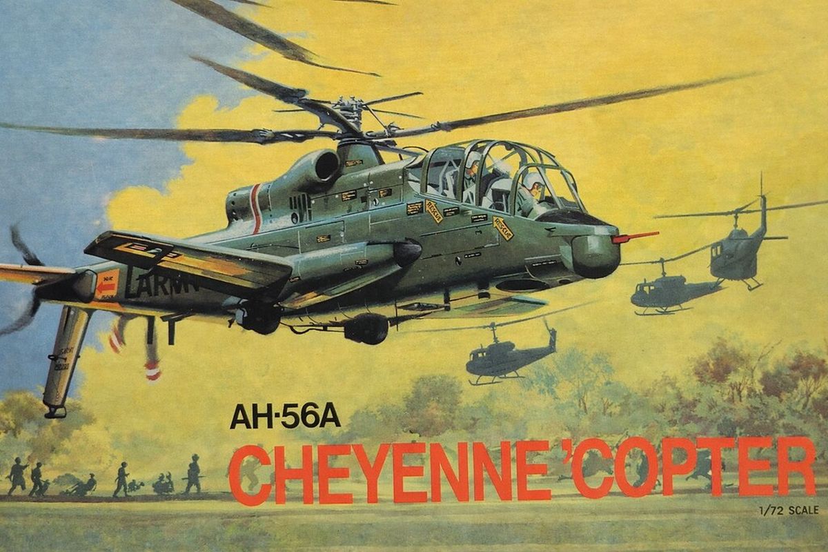 1/72 AH56A Cheyenne Helicopter (formerly Aurora)