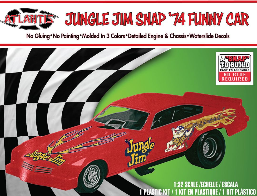 1/32 Jungle Jim Vega Funny Car - Snap Kit