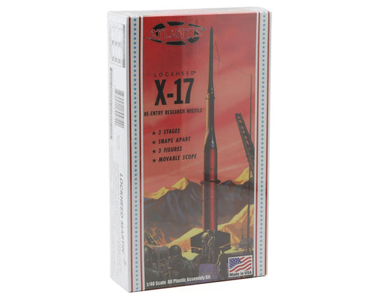 1/40 Lockheed® USAF X-17 Research Rocket Plastic Model Kit