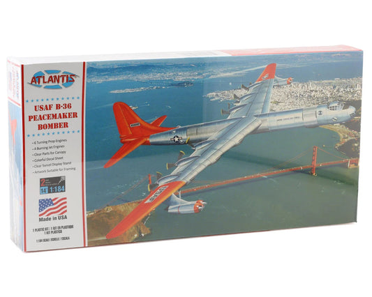 B-36 Peacemaker Bomber 1/184 Plastic Model Kit w/Swivel Stand
