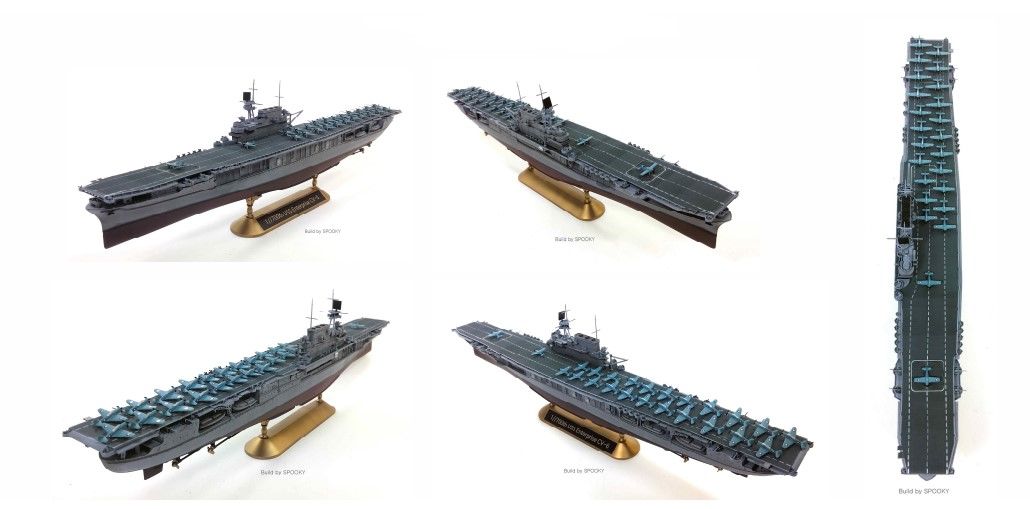 1/700 USS CV-6 Enterprise "Battle of Midway"