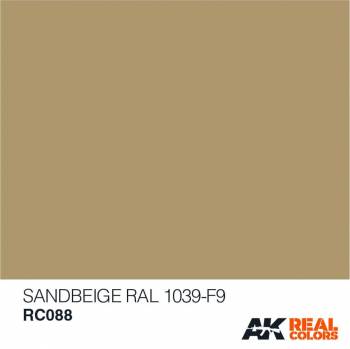 AKIRC088   —  Real Colors Acrylic Lacquer Paint 10ml Sand Beige RAL1039 F9