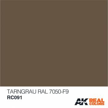 AKIRC091   —  Real Colors Acrylic Lacquer Paint 10ml Tarngrau RAL7050 F9