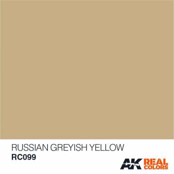 AKIRC099   —  Real Colors Acrylic Lacquer Paint 10ml Russian Greyish Yellow