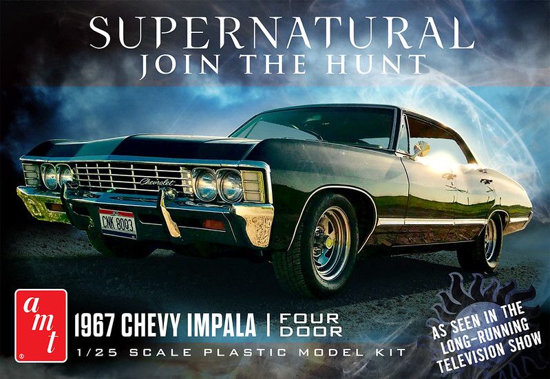 1967 Chevy Impala 4-Door Supernatural 1/25 Model Kit (Level 2)