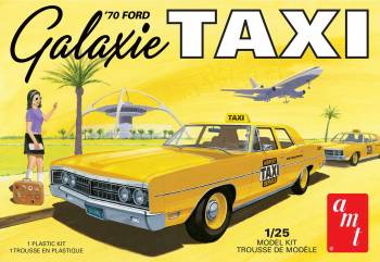 AMT1243   —  1/25 1970 Ford Galaxie Taxi