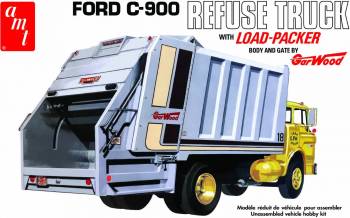 AMT1247   —  1/25 Ford C-600 Gar Wood Load Packer Garbage Truck