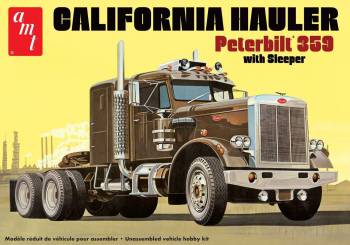 AMT1327   —  1/25 Peterbilt 359 California Hauler w/Sleeper