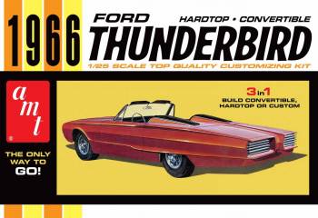 AMT1328   —  1/25 1966 Ford Thunderbird Hardtop/Convertible