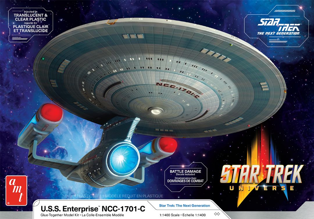 1/1400 Scale Star Trek U.S.S. Enterprise NCC-1701-C