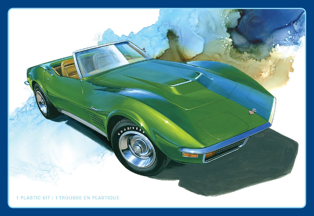 AMT 1/25 1972 Chevy Corvette Roadster Model Kit (Level 2)