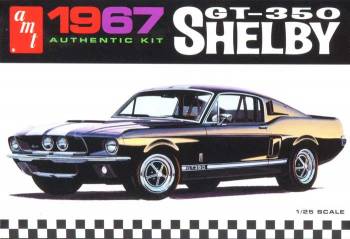 AMT834   —  1/25 '67 Ford Mustang Shelby GT350 Color