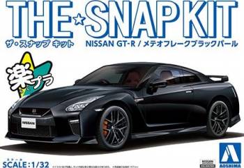 AOS05640   —  1/32 Nissan GT-R (Meteor Flake Black Pearl)
