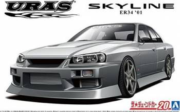 AOS06134   —  1/24 Uras ER34 Nissan Skyline '01