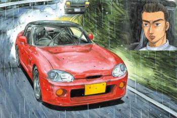 AOS06495   —  1/24 Initial D Sakamoto Suzuki Cappuccino