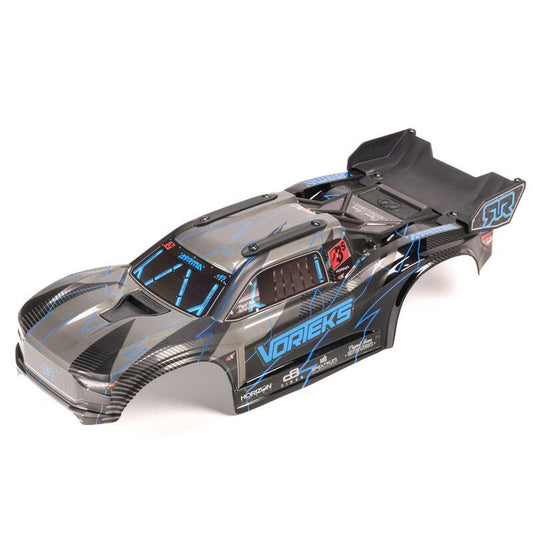 1/10 Body Set with Hidden Body Mount, Blue/Black: VORTEKS 2WD
