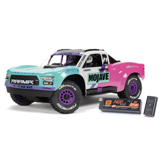 Mojave Grom 4X4 223S BLX Brushless Small Scale Desert Truck RTR With DSC, Battery & Charger, Teal