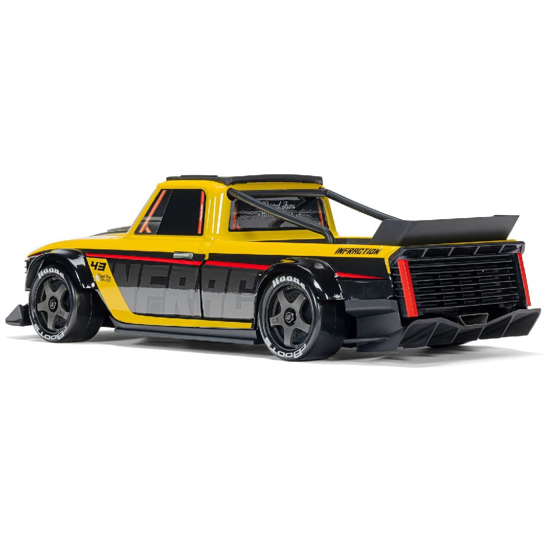 1/12 INFRACTION GROM 3S 4X4 Brushless RTR - Yellow/Black - COMBO
