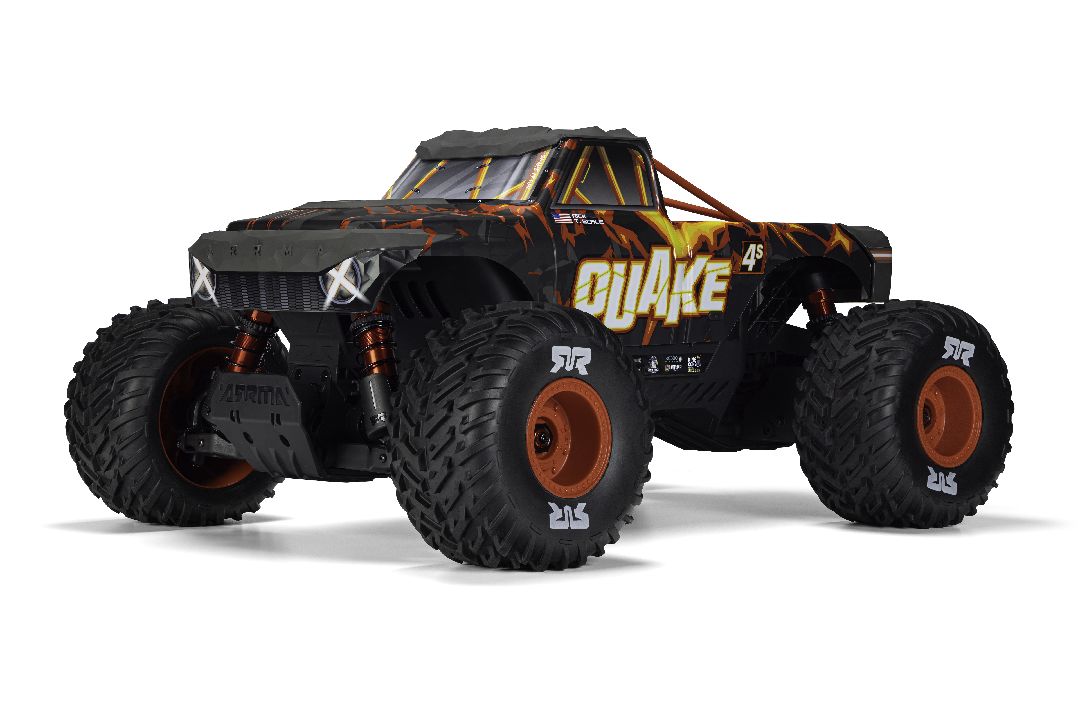 1/8 QUAKE 4S DSC 4X4 Brushless RTR - Black/Red