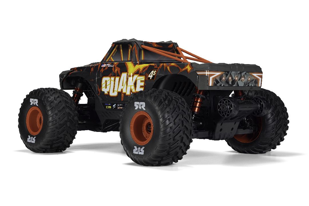 1/8 QUAKE 4S DSC 4X4 Brushless RTR - Black/Red