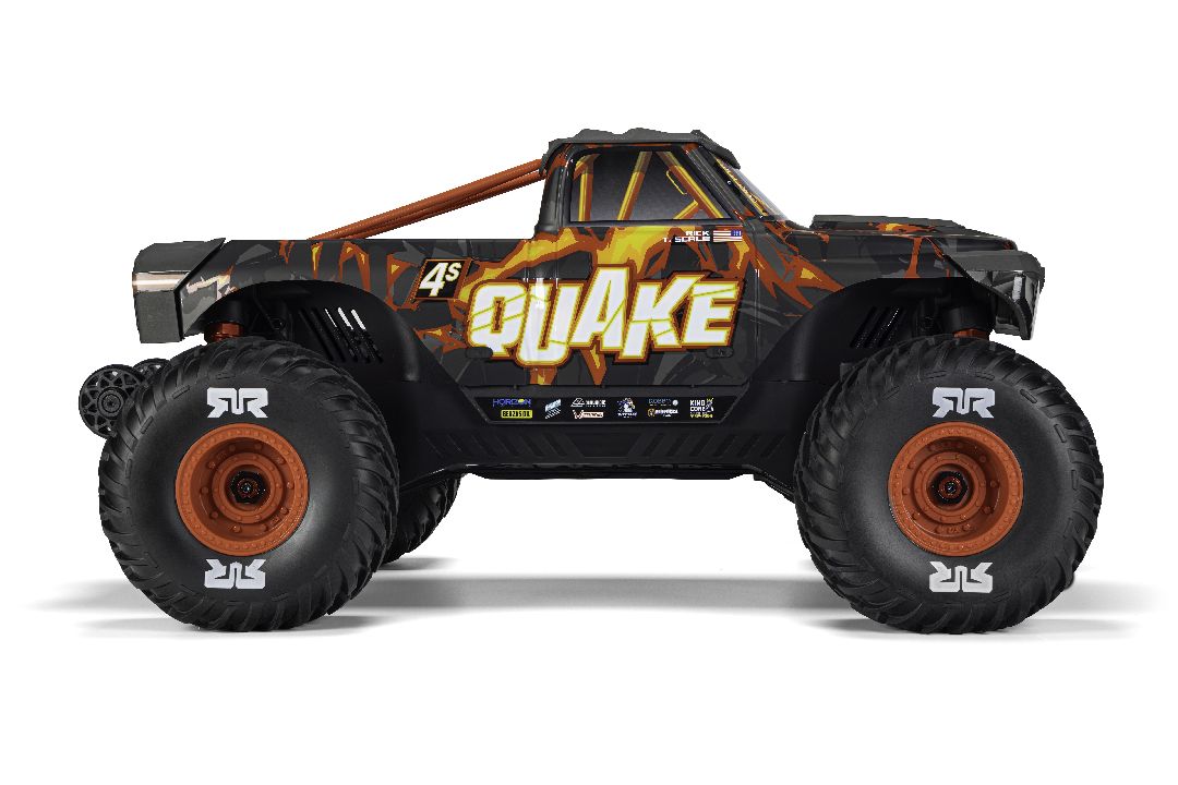 1/8 QUAKE 4S DSC 4X4 Brushless RTR - Black/Red