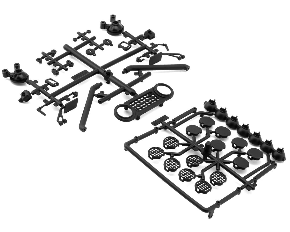Enduro Zuul Body Set (Clear) w/Decals & Molded Scale Accessories