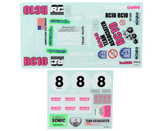 RC10 "Kinwald" Decal Sheets (2)
