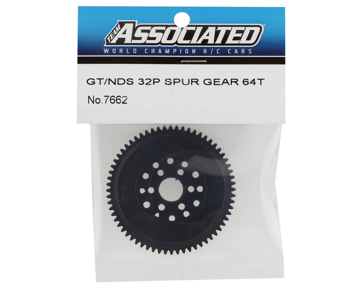 32P Spur Gear, 64T: RC10GT