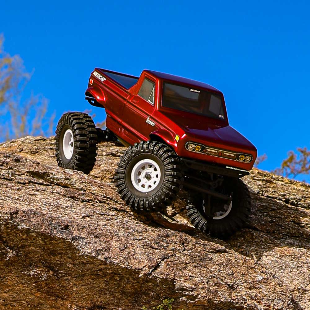 Redcat Ascent-18 RC Crawler - 1:18 Brushed Electric Rock Crawler (RED)