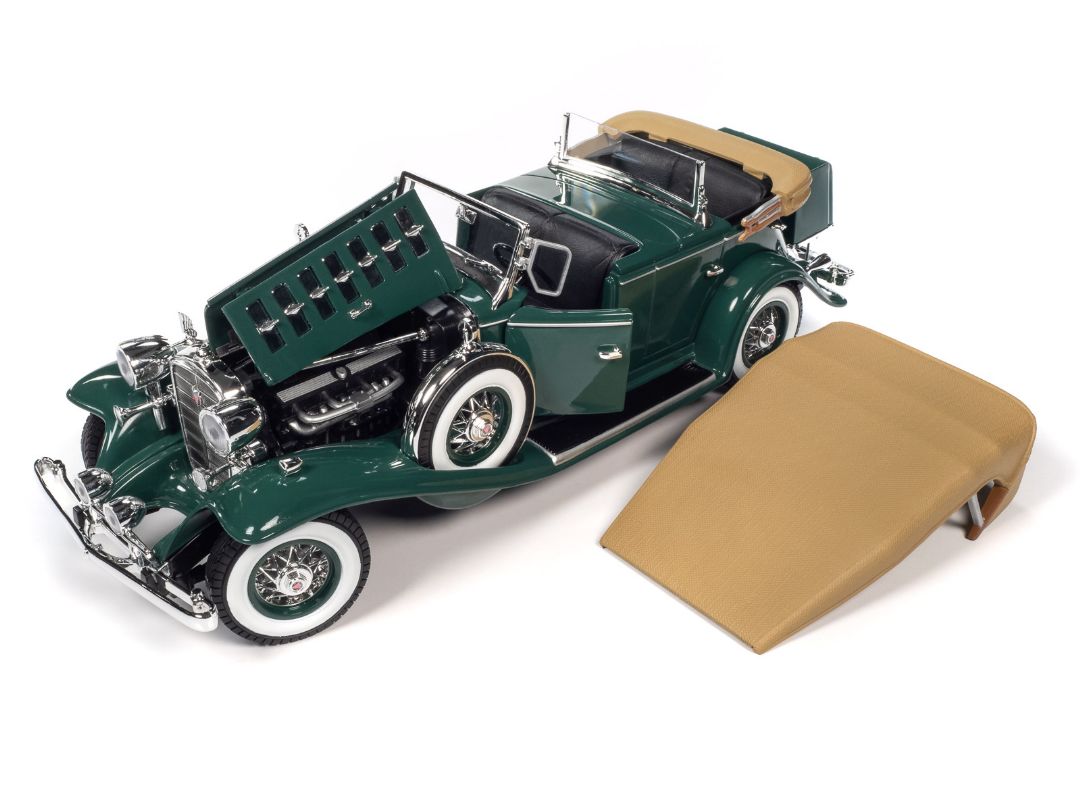 1/18 1932 Cadillac V16 Phaeton - Dark Green