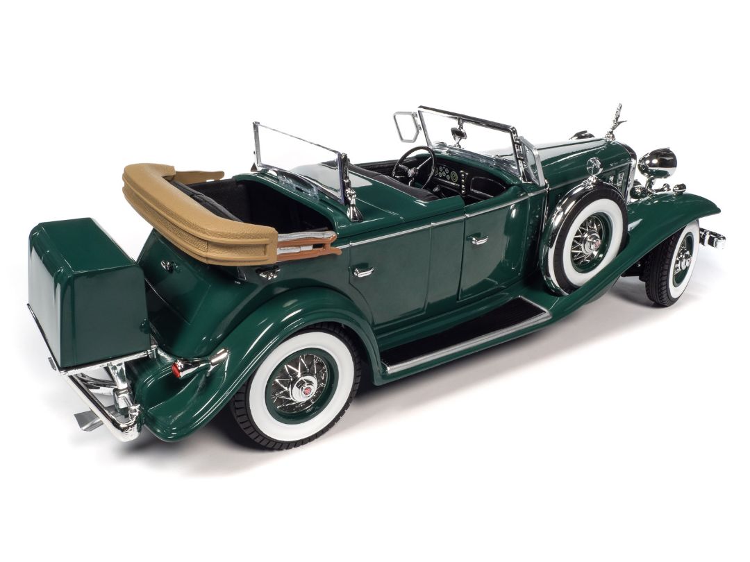 1/18 1932 Cadillac V16 Phaeton - Dark Green