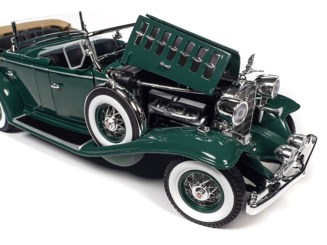 1/18 1932 Cadillac V16 Phaeton - Dark Green