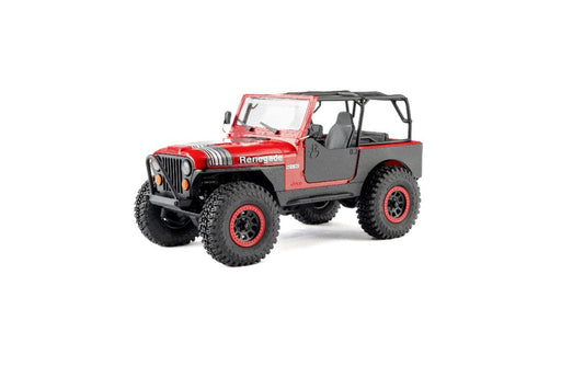 1/30 SCX30 Jeep CJ-7 Renegade 4X4 RTR - Genright Red