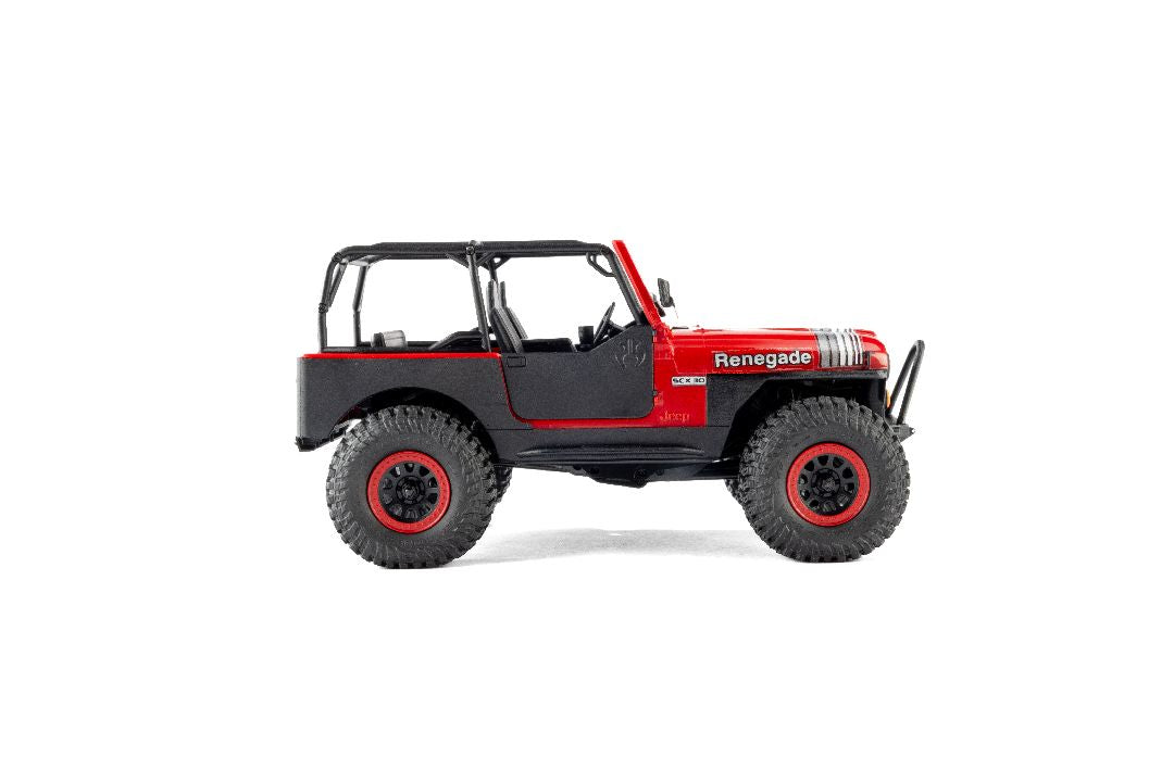 1/30 SCX30 Jeep CJ-7 Renegade 4X4 RTR - Genright Red