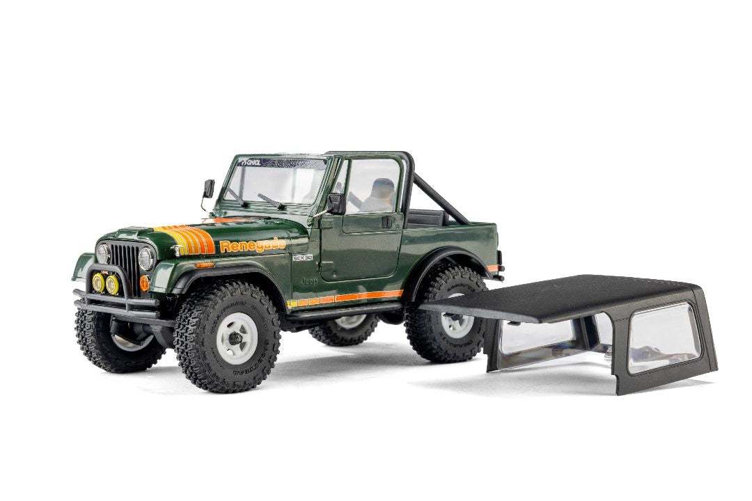 1/30 SCX30 Jeep CJ-7 Renegade 4X4 RTR - Green