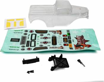 B-17 Betty Body, Clear & Precut: SCX24