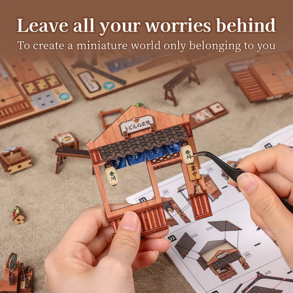 Kagawa Udon House -  DIY Miniature House Kit