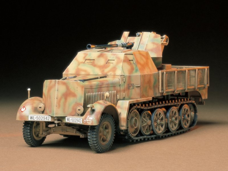 German 8ton semitrack 37㎜ flak 完成品 1/35 Sd.Kfz.7/2 8-ton Half-Track with Flak 37 – Chris's House
